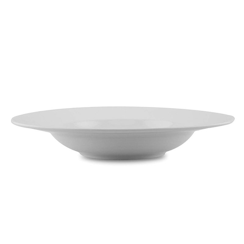 Saaikee Pasta Plate/Soup Plate/Maggi PlateTableware (22 cm, 6 Plates) White opalware Tempered - Image 4
