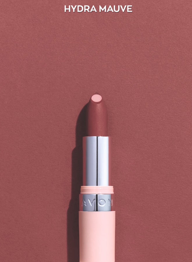 AVON Hydramatic Shine Lipstick With A Hydrating Hyaluronic Core Mauve Creeme - Image 2
