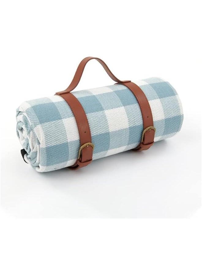 HOOKOR Picnic Blanket, Waterproof Beach Blanket Waterproof Picnic Blanket, Portable Picnic Mat Portable Beach Mat For Outdoor Camping Family Outdoor Park Garden Green  - Image 1
