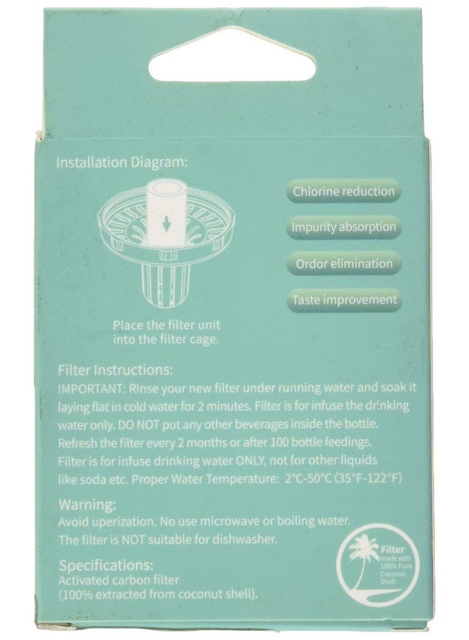 PETKIT Eversweet Travel 'One Touch' Filtered Carbonated Handheld Pet Dog Cat Water Feeder, Replacement Filters (3 Pack), One Size,Black - Image 3