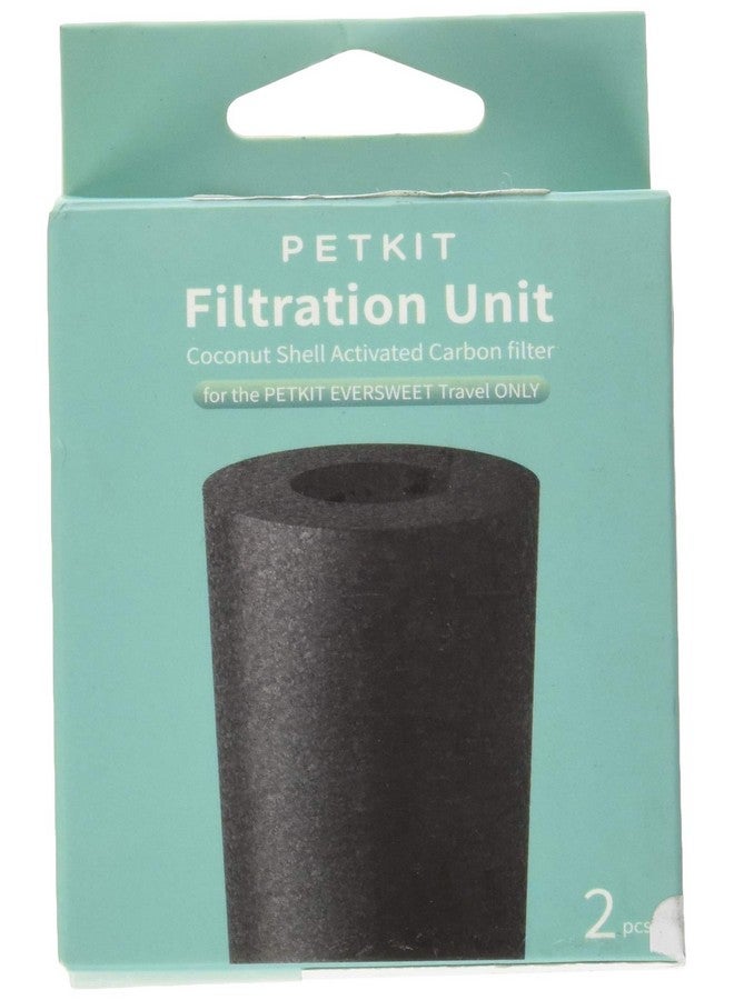 PETKIT Eversweet Travel 'One Touch' Filtered Carbonated Handheld Pet Dog Cat Water Feeder, Replacement Filters (3 Pack), One Size,Black - Image 2
