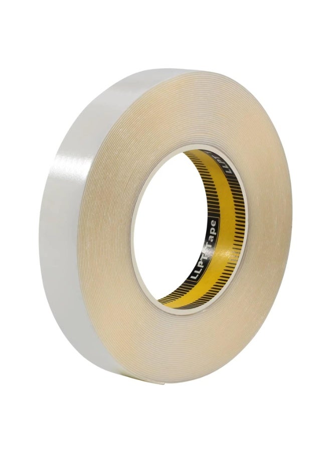 LLPT شريط لاصق مزدوج الجوانب شفاف أكريليك شريط تثبيت قوي 1 بوصة × 550 بوصة أحجام متعددة خالي من البقايا مقاوم للماء داخلي خارجي لاصق (WA150) - Image 1