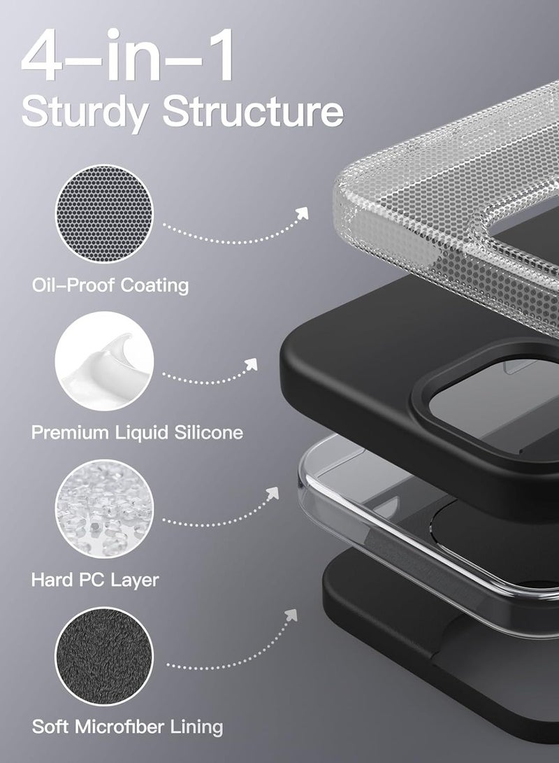 أكاليكس غطاء حماية واق لهاتف أبل آيفون 14 برو أسود - Image 4