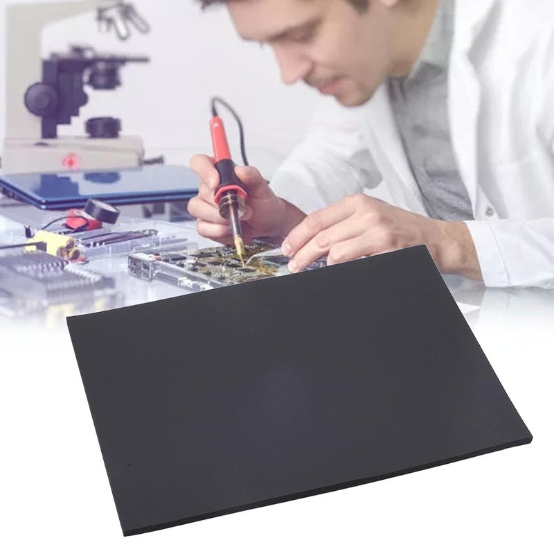 Black Maintenance Pad, Non Slip Flexible Heat Insulation Mat, Heat from - 40°F to 430°F for Laminating Machine, Electronics Repair and Kitchen Use - Image 5