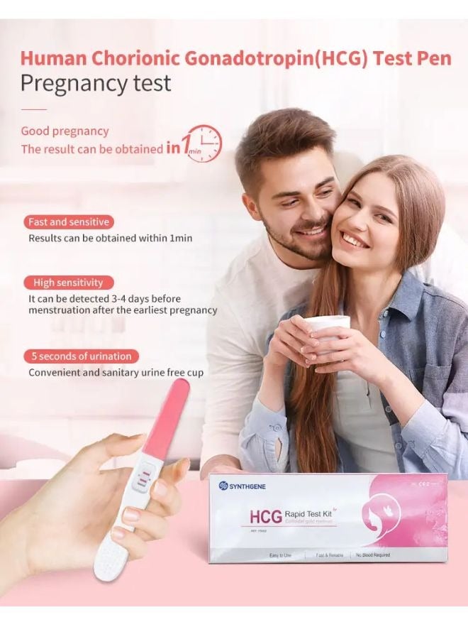 2 جهاز اختبار الحمل اتش سي جي  مجموعة اختبار سريع للكشف عن هرمون الحمل اتس سي جي للنساء. تحليل حمل منزلي تحليل حمل تست حمل تحليل حمل رقمي تحليل حمل مبكر تحليل الحمل تحليل حمل دقيق تحليل حمل كلير بلو - Image 2