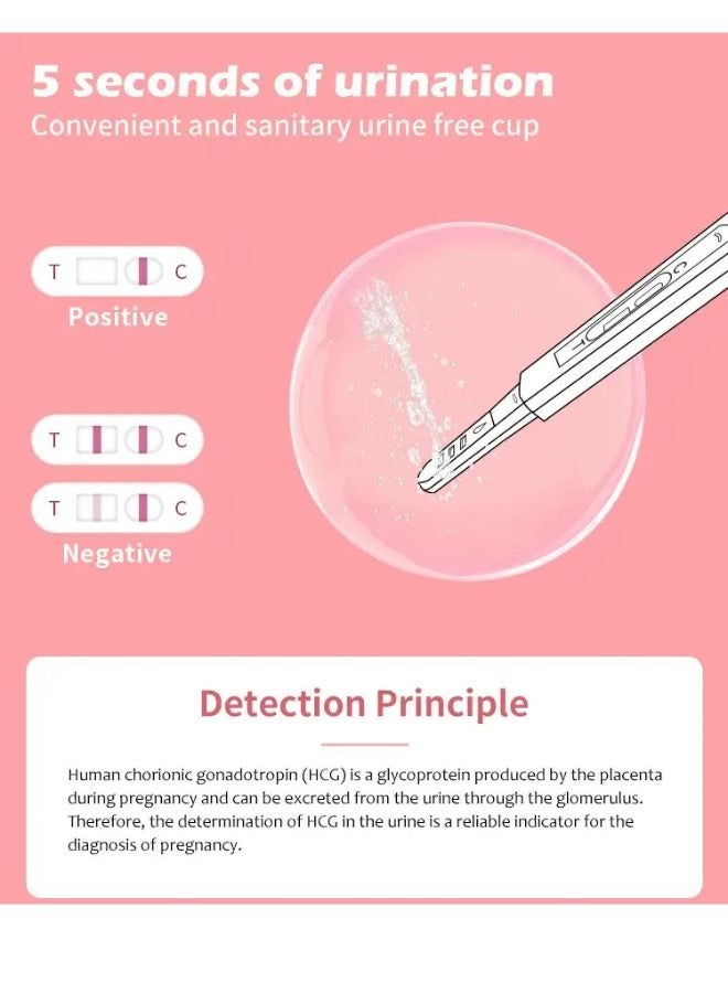 2 جهاز اختبار الحمل اتش سي جي  مجموعة اختبار سريع للكشف عن هرمون الحمل اتس سي جي للنساء. تحليل حمل منزلي تحليل حمل تست حمل تحليل حمل رقمي تحليل حمل مبكر تحليل الحمل تحليل حمل دقيق تحليل حمل كلير بلو - Image 3