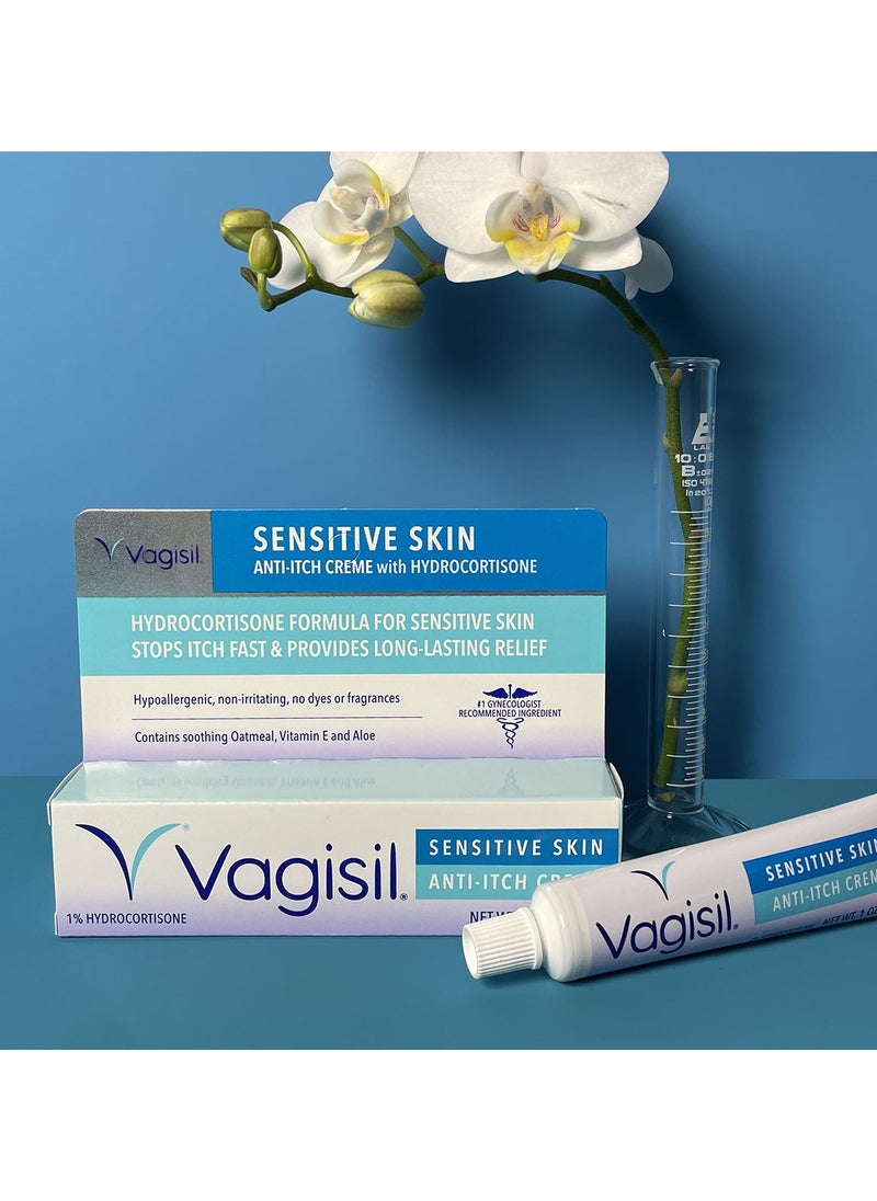 Vagisil - Anti Itch Creme With Hydrocortisone Sensitive Skin 1 oz - Image 1