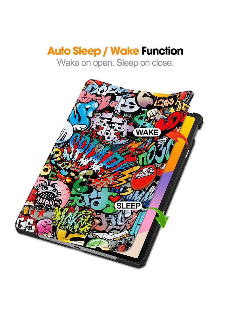 General Case Compatible with Huawei MatePad SE 11 inch 2024 Tri-Fold Smart Tablet Case,Hard PC Back Shell Slim Multi- Viewing Angles Stand Folio Cover  - Image 2
