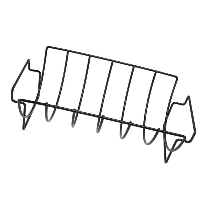 Rib Rack Non Stick Coated Chicken Steak Roasting Stand Barbecue Tool Beef Ribs Grill - Image 2