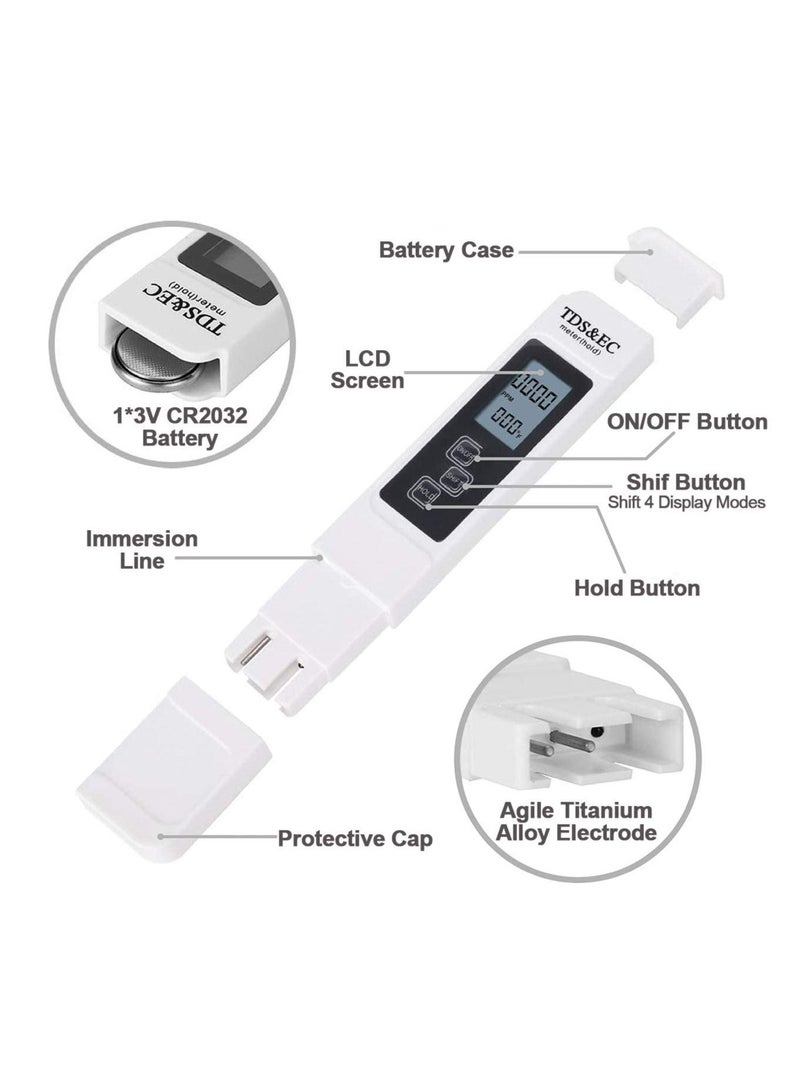 Generic Portable Digital PH Meter TDS Tester Aquarium LCD PH Value Test Pen Water Quality Tester  - Image 2