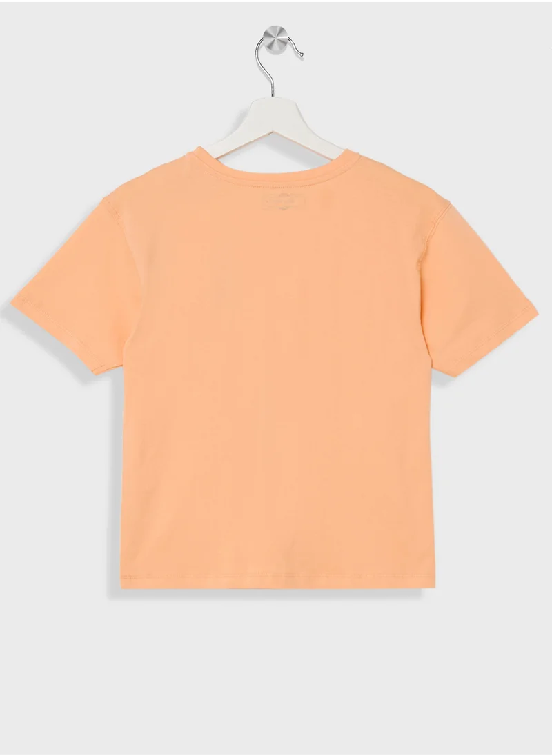 ريبلز مع نمشي Boys Drop Shoulder T-shirts