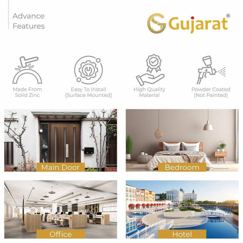 GS Gujarat مقابض أبواب خزائن المطبخ GS غوجارات بتشطيب رمادي 10 بوصات عبوة من 10 - Image 5