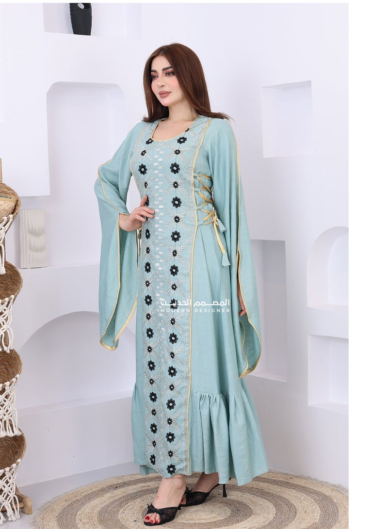 Modern Design A luxurious jalabiya for special occasions for an elegant Eid look. - Image 2