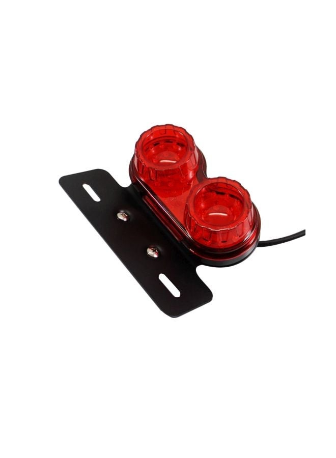 MUNTAQI Universal LED Motorcycle Dual License Plate Holder Lights - Image 2