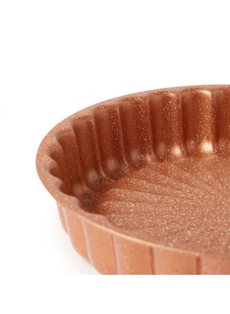 DESSINI Dessini bake pan / cake mould / pan 28cm   3D (flower shape) brown  - Image 2