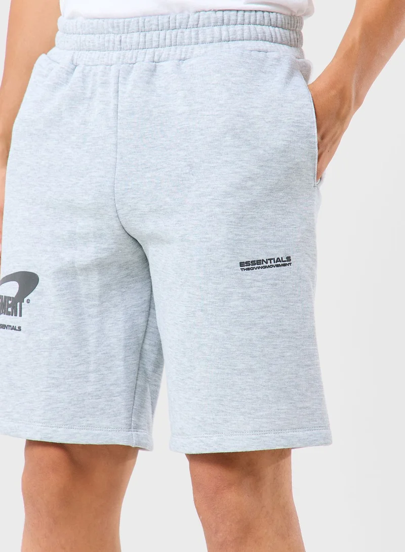 The Giving Movement Space Printed Shorts