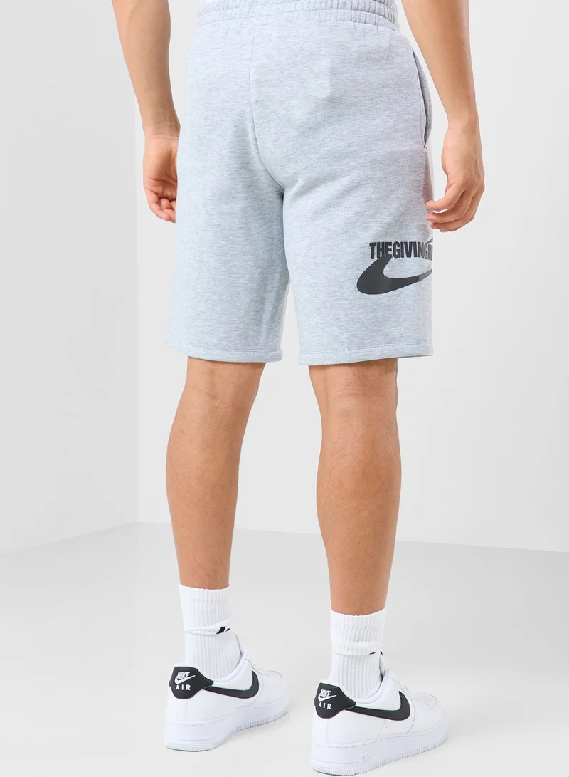 The Giving Movement Space Printed Shorts