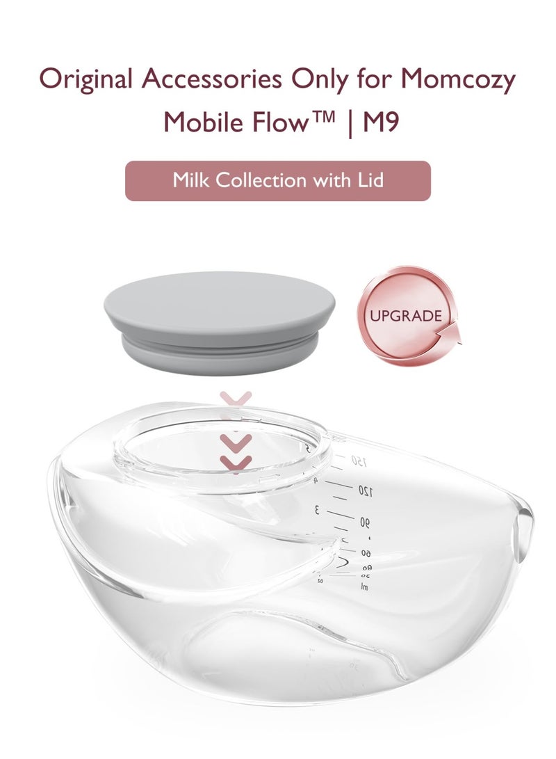 Momcozy ملحقات استبدال أصلية لتدفق الهاتف المحمول المحسن | M9 المحسن، أجزاء الرضاعة الطبيعية الأصلية M9 المحسن، حاوية - Image 2
