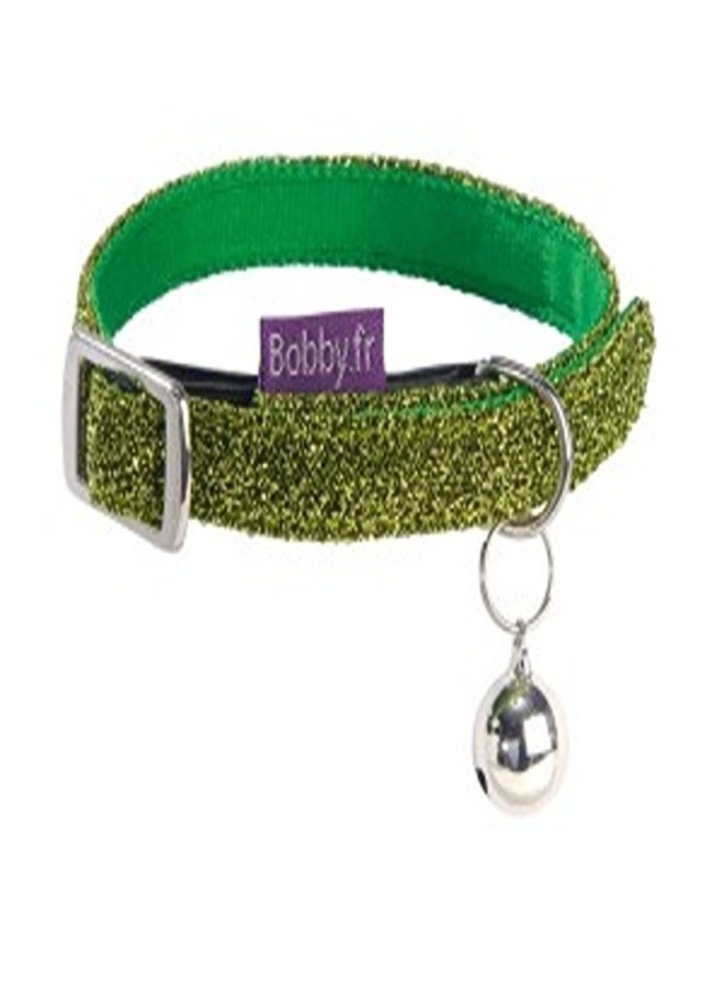 Bobby Disco Cat Collar - Green / XS