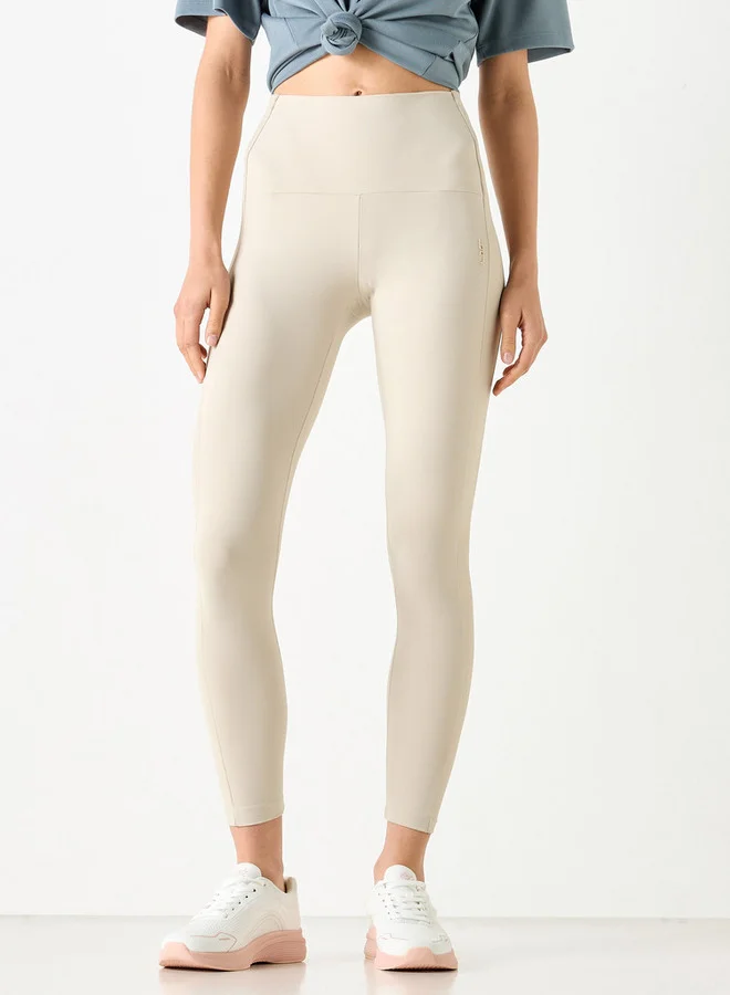 ADOT by Splash Leggings with Elasticated Waistband and Zip Pocket