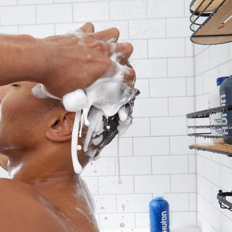 Huron Men's Shampoo | Cleansing & Hydrating Formula | Citrus, Fresh Juniper & Aromatic Greens Scent | Strengthens Hair | Sulfate-Free, Paraben-Free | Argan Oil, Aloe, Peppermint | 11.7 Fl Oz - Image 5