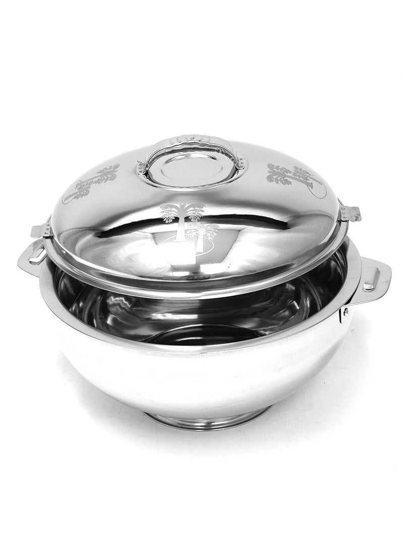 National 6000ml Stainless Steel Premium Casserole Hotpot With Lid For Warming Food. Large silver thermal insulated serving bowl food warmer container for family dinners catering and parties - Image 4