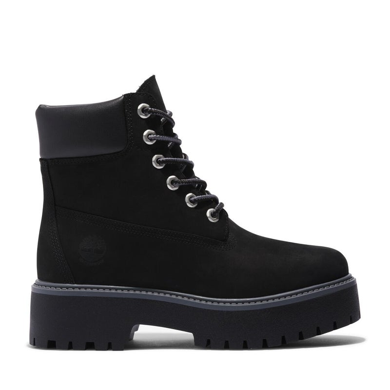 Timberland Stone Street 6 Inch Lace Up Waterproof Boot Jet - Image 1