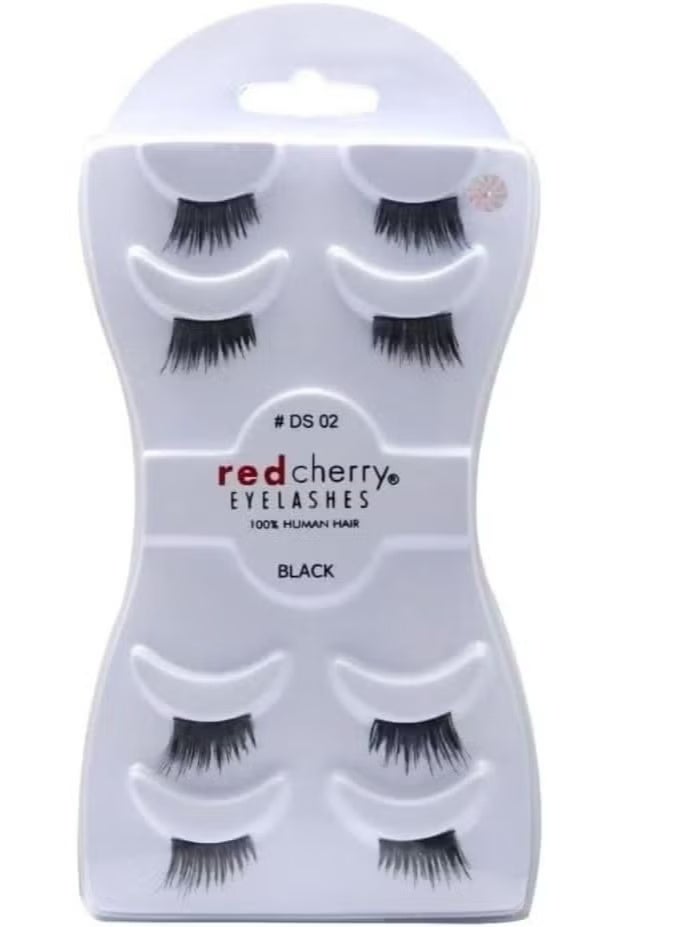 رموش صناعية من ريد شيري، 4 أزواج، رقم DS02