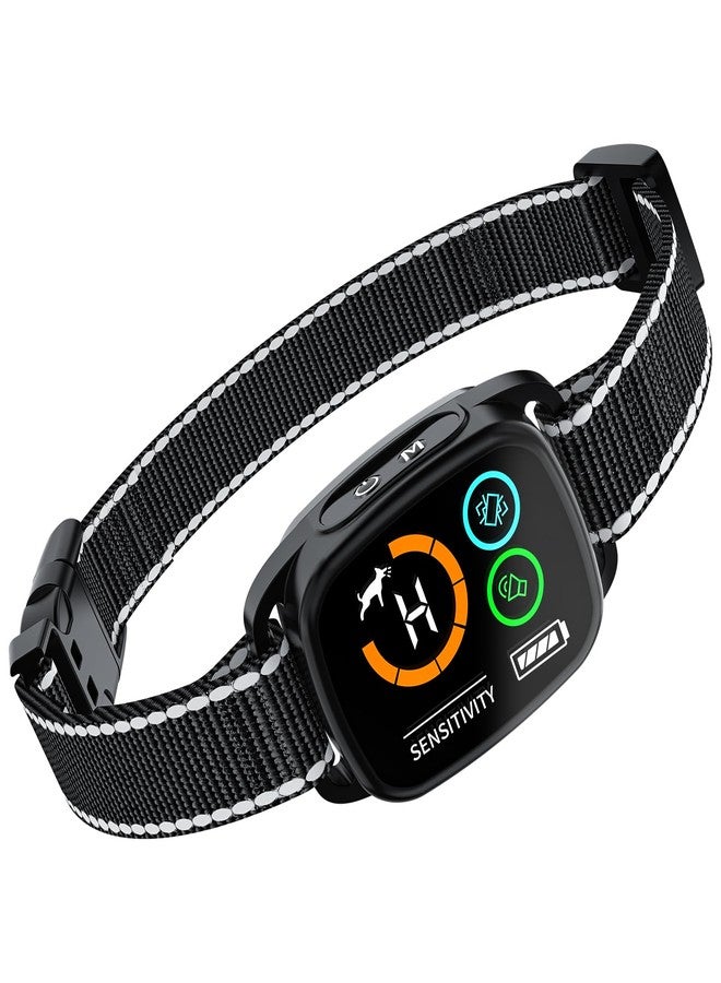 PatteSage Bark Collar, Dog Bark Collar with 6 Adjustable Sensitivity, 3 Mode Beep/Vibration/Beep&Vibration, Rechargeable Smart Barking Collar for Large Medium Dogs, IP67 Waterproof Bark Training Collar - Image 1