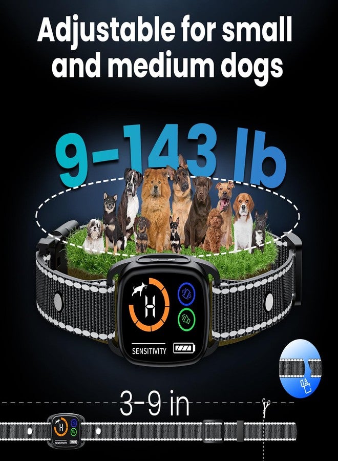 PatteSage Bark Collar, Dog Bark Collar with 6 Adjustable Sensitivity, 3 Mode Beep/Vibration/Beep&Vibration, Rechargeable Smart Barking Collar for Large Medium Dogs, IP67 Waterproof Bark Training Collar - Image 5