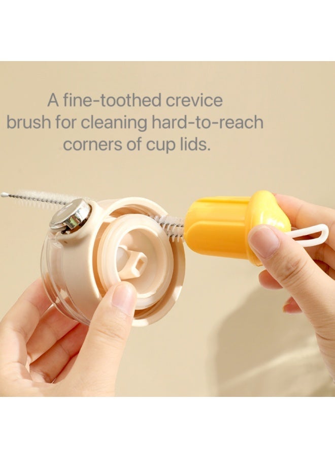 فرشاة تنظيف زجاجات المياه، فرشاة تنظيف زجاجات 4 في 1، فرشاة تنظيف زجاجات أكواب المياه - Image 2
