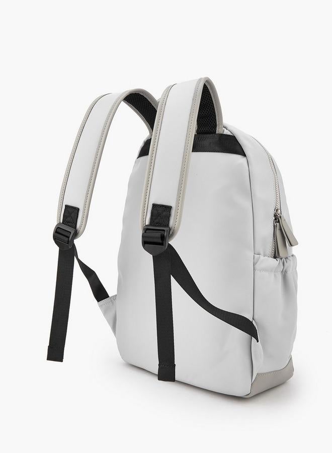 Lee Cooper حقيبة ظهر بطباعة الشعار مع أحزمة قابلة للتعديل - Image 5