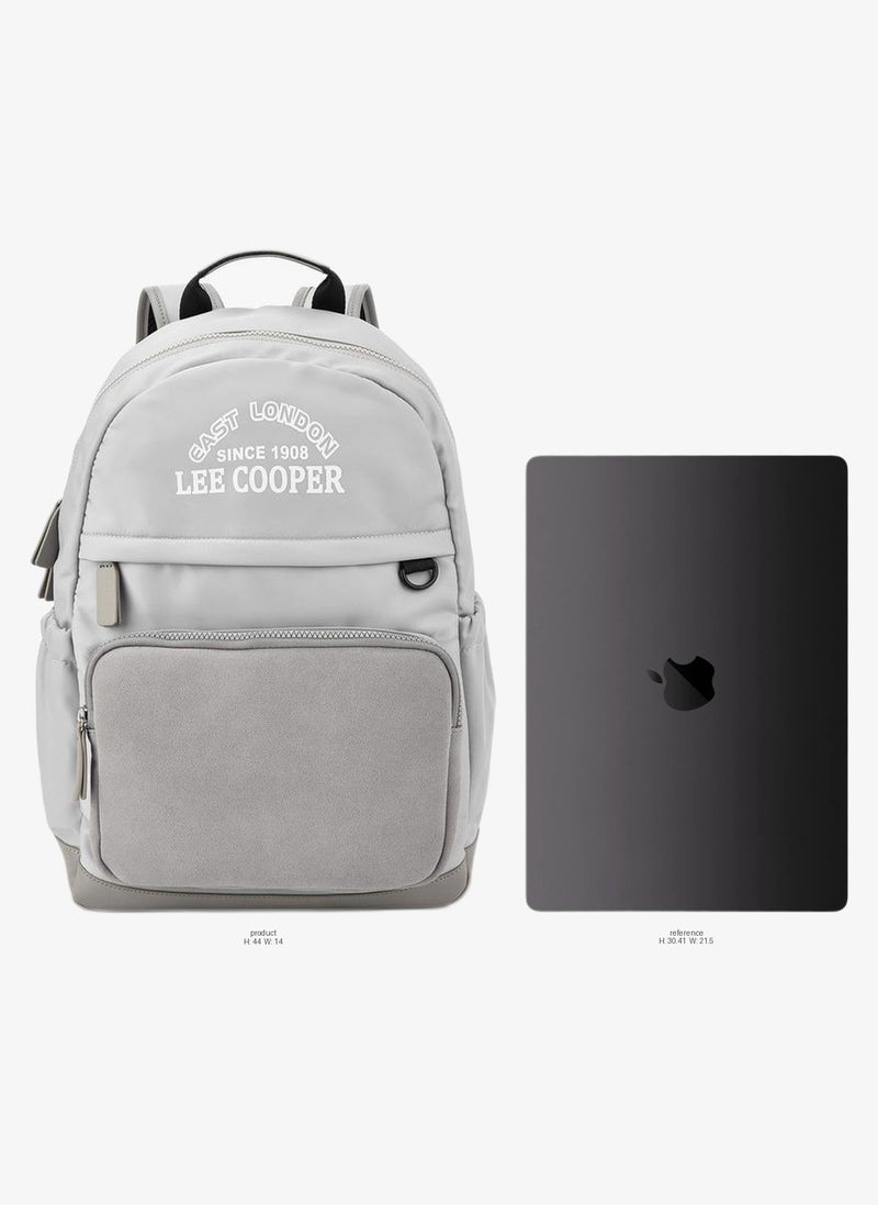 Lee Cooper Logo Print Backpack With Adjustable Straps - Image 2