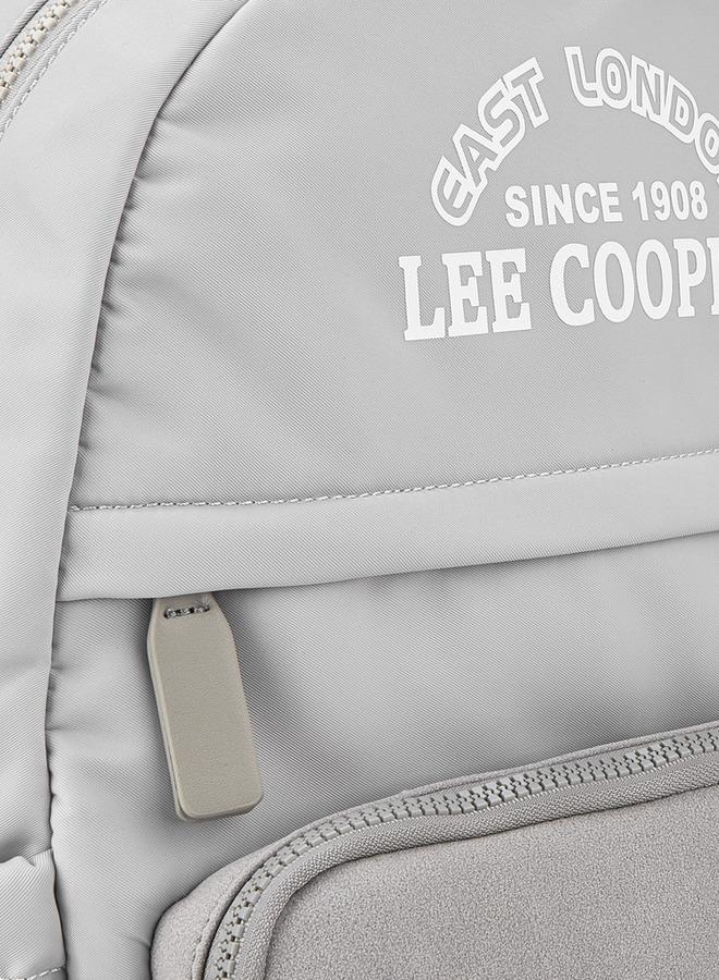Lee Cooper Logo Print Backpack With Adjustable Straps - Image 4