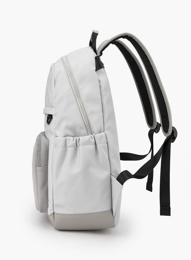Lee Cooper Logo Print Backpack With Adjustable Straps - Image 5