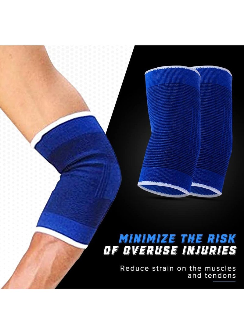Sweet seven Compression Elbow Support Brace Set (2-Pack) - Tennis Elbow Relief, Anti-Slip, Breathable, Comfortable for Men & Women - Ideal for Golfers, Weightlifting, Joint Pain  - Image 3