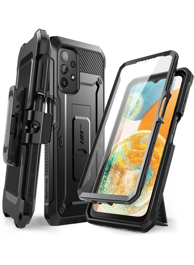 SupCase Unicorn Beetle Pro Case For Samsung Galaxy A23 4G 5G 2022 Full Body Rugged Belt Clip And Kickstand Case With Built In Screen Protector Black - Image 1