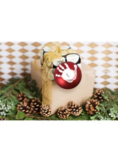 pearhead Pearhead Red Ball Baby Handprint Christmas Ornament, Baby's First Christmas, Baby's Print Bauble Ornament, Gender-Neutral Baby Gift  - Image 5