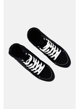 Sun Stone Men Medium Lace Up Sneakers Shoes, White  - Image 4