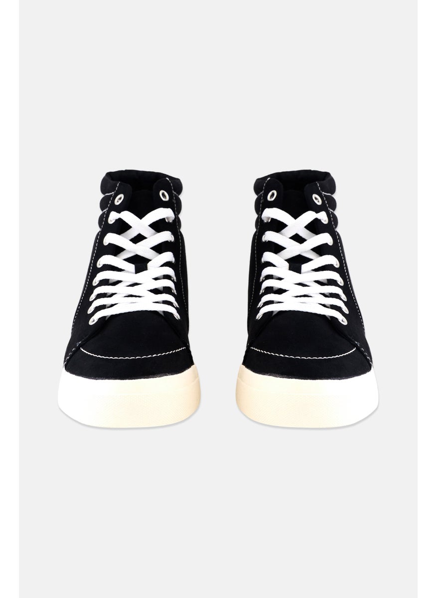 Sun Stone Men Medium Lace Up Sneakers Shoes, White  - Image 3