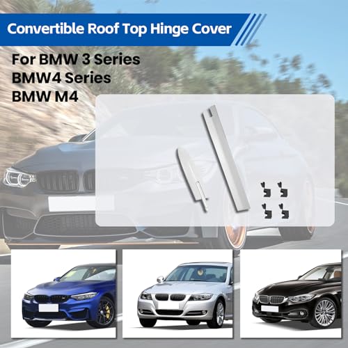 HEWEIXH Convertible Roof Top Hinge Cover Clips 54377184038 54377184048 54377187747 Compatible with BMW E93 335i M3 M4 F83 328i 335i 428i 430i 435i 440i (Right Side) - Image 5