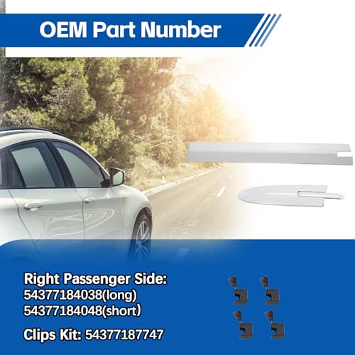 HEWEIXH Convertible Roof Top Hinge Cover Clips 54377184038 54377184048 54377187747 Compatible with BMW E93 335i M3 M4 F83 328i 335i 428i 430i 435i 440i (Right Side) - Image 2