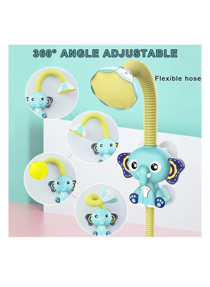 Generic - Fun Elephant Electric Shower Bath Toy with Adjustable Angle Hose and Large Water Output - Image 1