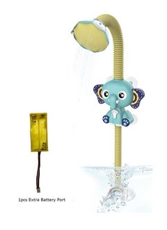 Fun Elephant Electric Shower Bath Toy with Adjustable Angle Hose and Large Water Output