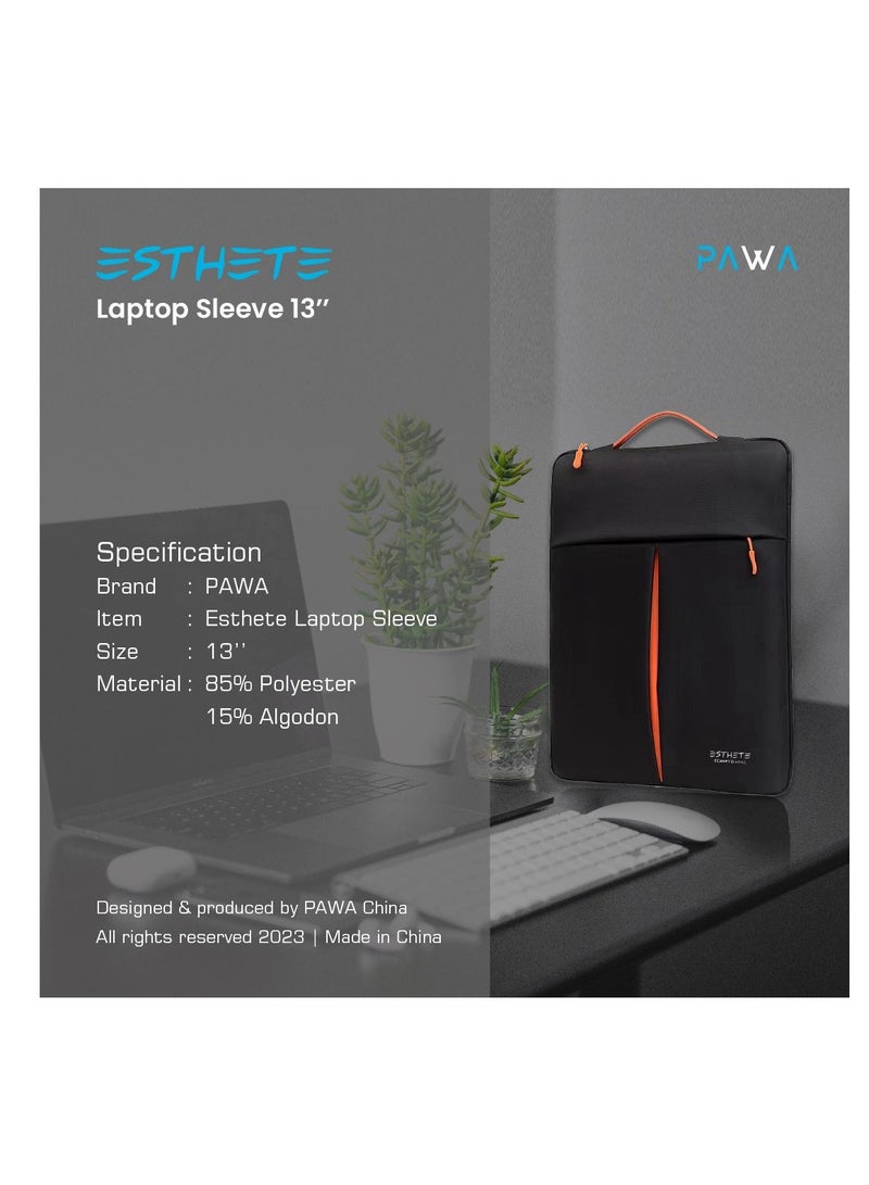 Pawa Laptop Sleeve 13’inch Pawa Esthete