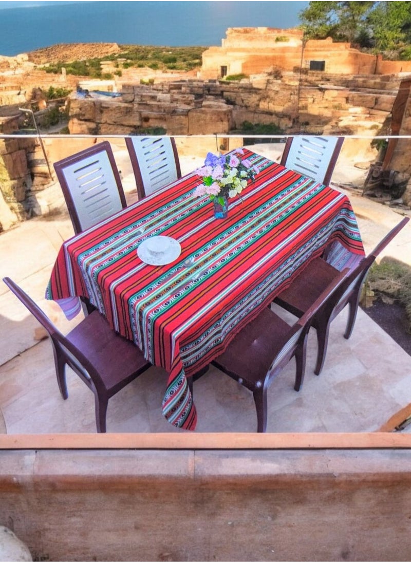 Toy Box Ramadan Design Waterproof Dining Table Cloth 100x100 cm  - Image 4