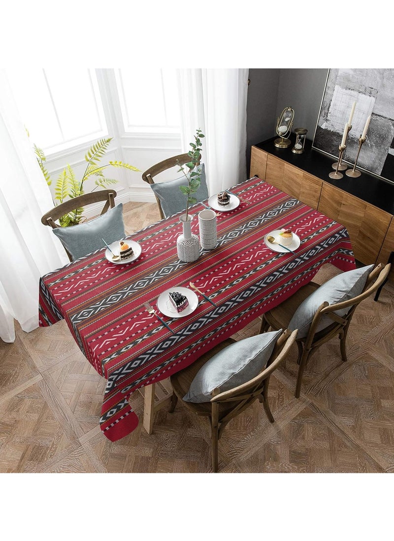 Toy Box Ramadan Design Waterproof Dining Table Cloth 100x100 cm  - Image 1