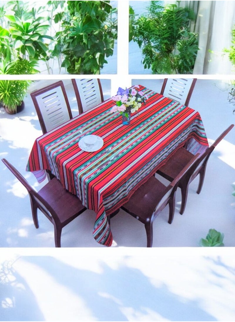Toy Box Ramadan Design Waterproof Dining Table Cloth 100x100 cm  - Image 2