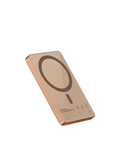 GRABIT GMAG-100G Power Bank 10,000mAh Magnetic Power Bank – Fast Wireless & PD Charging. Enjoy PD 20W fast charging and 5-15W wireless charging in a sleek glass-top, metal body design. Strong magnetic attachment ensures seamless wireless charging for iPhones, AirPods, and Apple Watch. Compatible with iPhone 16/15/14/13/12 series, Samsung, OnePlus, Xiaomi, Huawei, Google Pixel, and more. Ideal for travel and daily use.  - Image 3