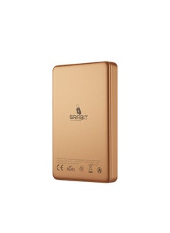 GRABIT GMAG-100G Power Bank 10,000mAh Magnetic Power Bank – Fast Wireless & PD Charging. Enjoy PD 20W fast charging and 5-15W wireless charging in a sleek glass-top, metal body design. Strong magnetic attachment ensures seamless wireless charging for iPhones, AirPods, and Apple Watch. Compatible with iPhone 16/15/14/13/12 series, Samsung, OnePlus, Xiaomi, Huawei, Google Pixel, and more. Ideal for travel and daily use.  - Image 2